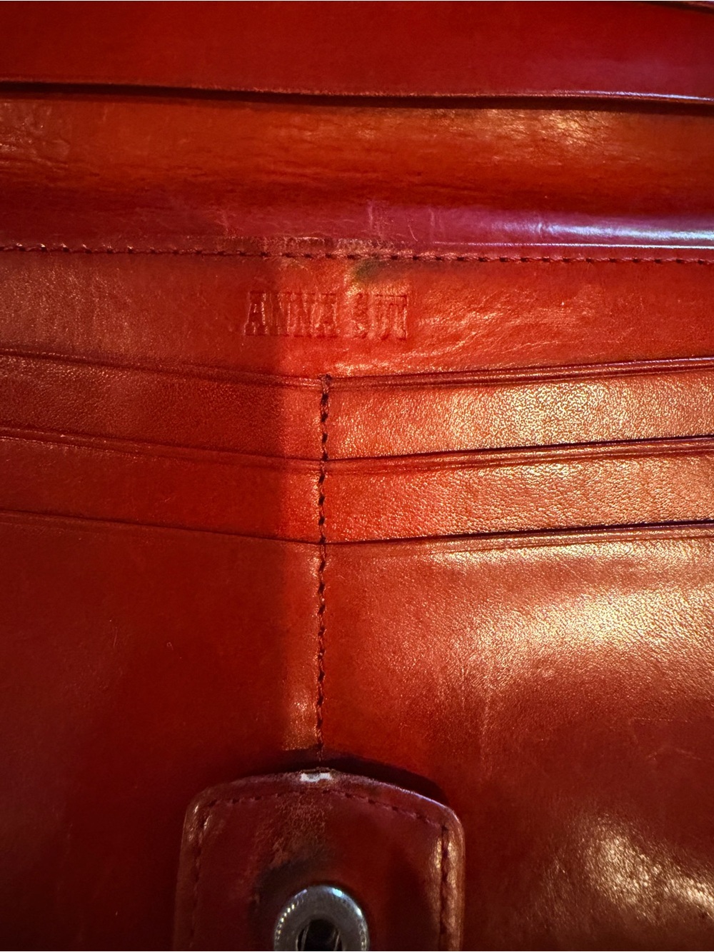Anna Sui Butterfly Leather Wallet - Picture 3 of 8